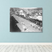 ハブアンドハブホースチームレース写真 キャンバスプリント (インサイチュ (ウッドフロア))