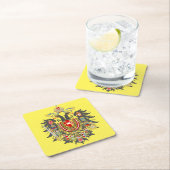 ハブスバーグコートオブアームズコースター スクエアペーパーコースター (インサイチュ)