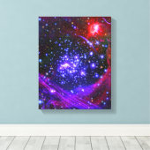 ハブ内のアーチス星団深い キャンバスプリント (インサイチュ (ウッドフロア))