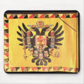 ハプスブルクの帝国王朝の旗、c.1700 マウスパッド (正面)