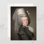 ハプスブール・ロレーヌのマリー・アントワネット ポストカード (正面/裏面)