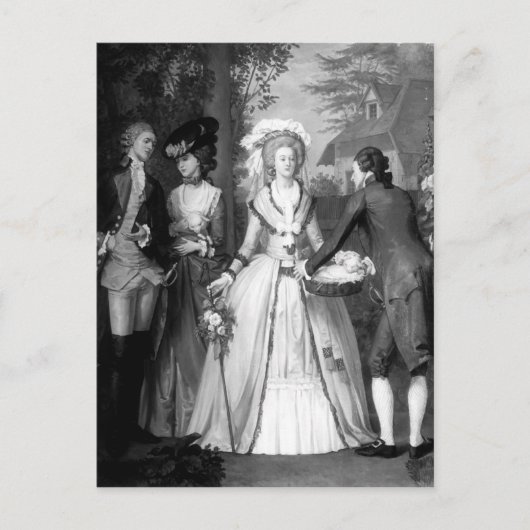 ハプスブール・ロレーヌのマリー・アントワネット ポストカード (正面)