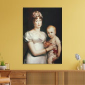 ハプスブール・ロレーヌのマリー・ルイーズ キャンバスプリント (インサイチュ (リビング))