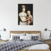 ハプスブール・ロレーヌのマリー・ルイーズ キャンバスプリント (インサイチュ (寝室))