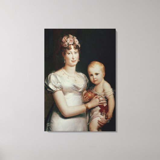 ハプスブール・ロレーヌのマリー・ルイーズ キャンバスプリント (正面)