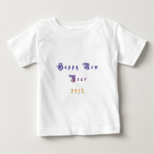 ハプニューイヤー2015ハクナマタタの願い.png ベビーTシャツ
