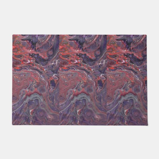 ハプニング抽象芸術ドアマット ドアマット (正面)