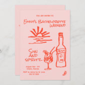 ハプニング・サン＆スプリッツ招待状 招待状 (正面/裏面)