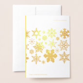 ハプビーホリデーズ |カスタマイズ可能なカード 箔カード (裏面封筒付き)