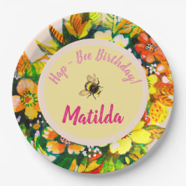 ハプビー誕生日 ペーパープレート