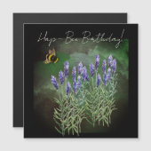 ハプビー誕生日 マグネット招待状 (正面/裏面)