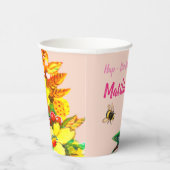 ハプビー誕生日 紙コップ (右)