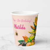 ハプビー誕生日 紙コップ (正面)