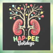 ハプピーホリデイズデラクシーキドニー認識度クリスマス ウィンドウサイン (シート3)