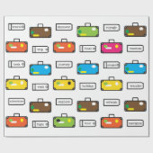 ハベルをテーマにした包装紙 ラッピングペーパー (フラット)