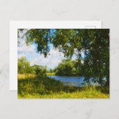 ハベ色彩の鮮やかルランド地域のヘベル川の風景 ポストカード (正面/裏面)