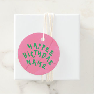 ハペス科メッセージカード フェイバータグ