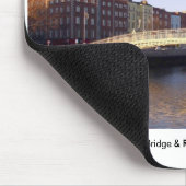 ハペニーブリッジダブリンシティアイルランド マウスパッド (コーナー)