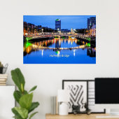 ハペニーブリッジ，ダブリン，アイルランド ポスター (ホームオフィス)