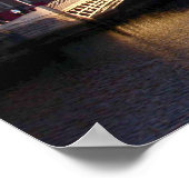 ハペニー橋：ダブリンアイルランド ポスター (角)