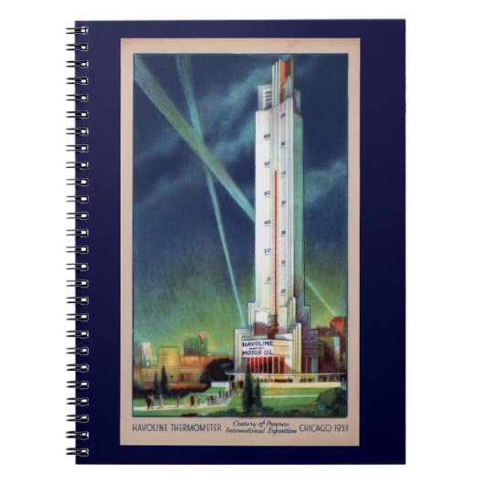ハボリン温度計ノート ノートブック (正面)