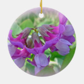 ハマエンドウ- japonicus Lathyrus -野生の花 セラミックオーナメント (裏面)