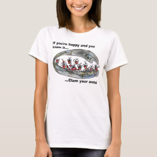 ハマグリあなたの蟻カスタムなTシャツか服装 Tシャツ
