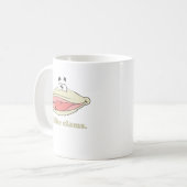 ハマグリが好きです コーヒーマグカップ (正面左)