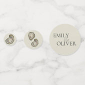 ハマグリの殻の結婚式 コンフェッティ (正面)