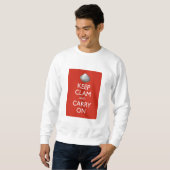 ハマグリのTシャツを保って下さい スウェットシャツ (正面フル)