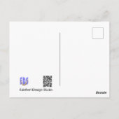 ハマグリドリの回復を願うユーモアのあるポストカード ポストカード (裏面)