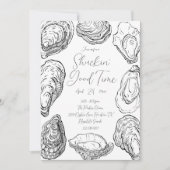 ハマグリ剥きパーティー招待状 招待状 (正面)