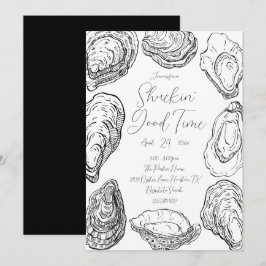 ハマグリ剥きパーティー招待状 招待状