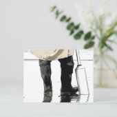 ハマグリ採掘はがき ポストカード (スタンド正面)