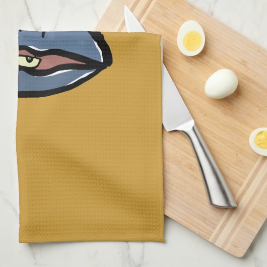 ハマグリ キッチンタオル (四つ折り)