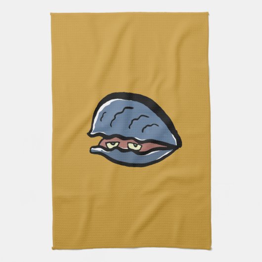 ハマグリ キッチンタオル (縦)