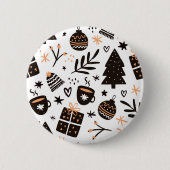 ハマグリ 缶バッジ (正面)