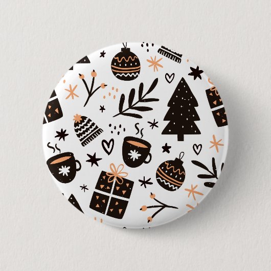 ハマグリ 缶バッジ (正面)