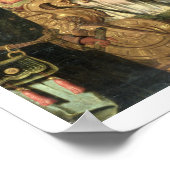 ハマンを遣わされたアハスエロス王の前に ポスター (角)