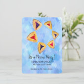 ハマンタシェンスタープリムパーティの招待状囲い エンクロージャーカード (スタンド正面)