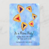 ハマンタシェンスタープリムパーティの招待状囲い エンクロージャーカード (正面)