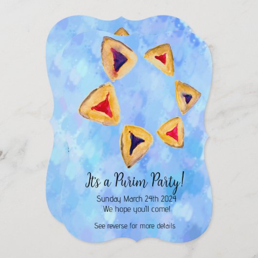 ハマンタシェンブルースカイスタープリムパーティー(面取り) (正面/裏面)