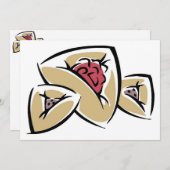 ハマンタセン招待状 招待状 (正面/裏面)