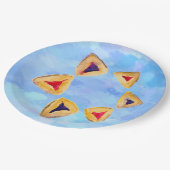 ハマンタッシェンパーティープレート ペーパープレート (アングル)