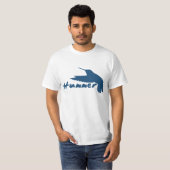ハマーおもしろいハミングバード Tシャツ (正面フル)