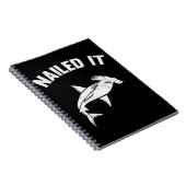 ハマーおもしろいヘッドシャークプン ノートブック (右側)