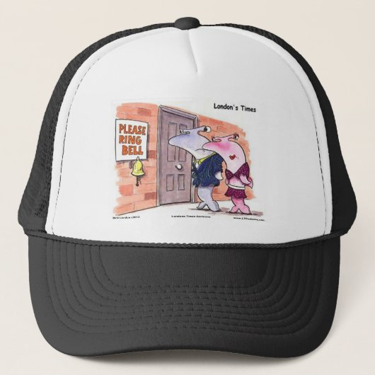 ハマーヘッドシャーク@ドおもしろいアギフトTeeなど キャップ (正面)