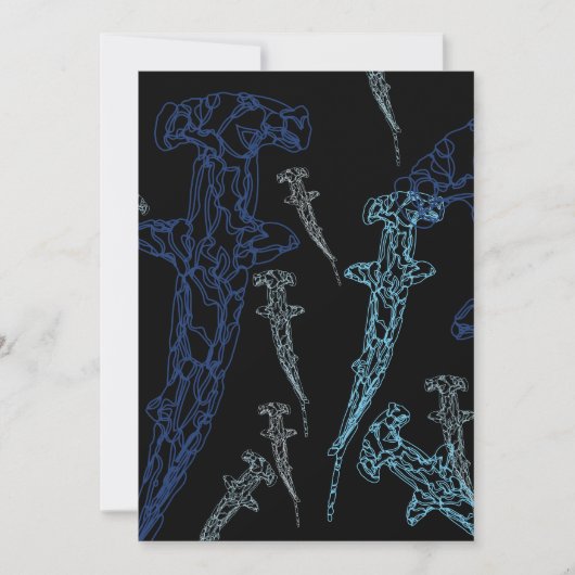 ハマーヘッド·シャークの招待 招待状 (正面)