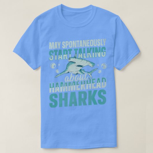 ハマー素晴らしヘッドシャーク用引用文 Tシャツ (デザイン正面)