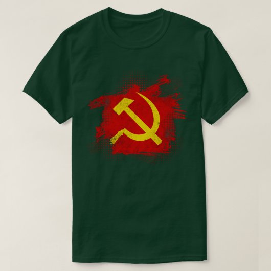 ハマー鎌ソ連共産主義2 Tシャツ (デザイン正面)